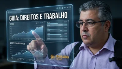 Capa sobre FGTS 2026 destacando direitos do trabalhador na legislação trabalhista