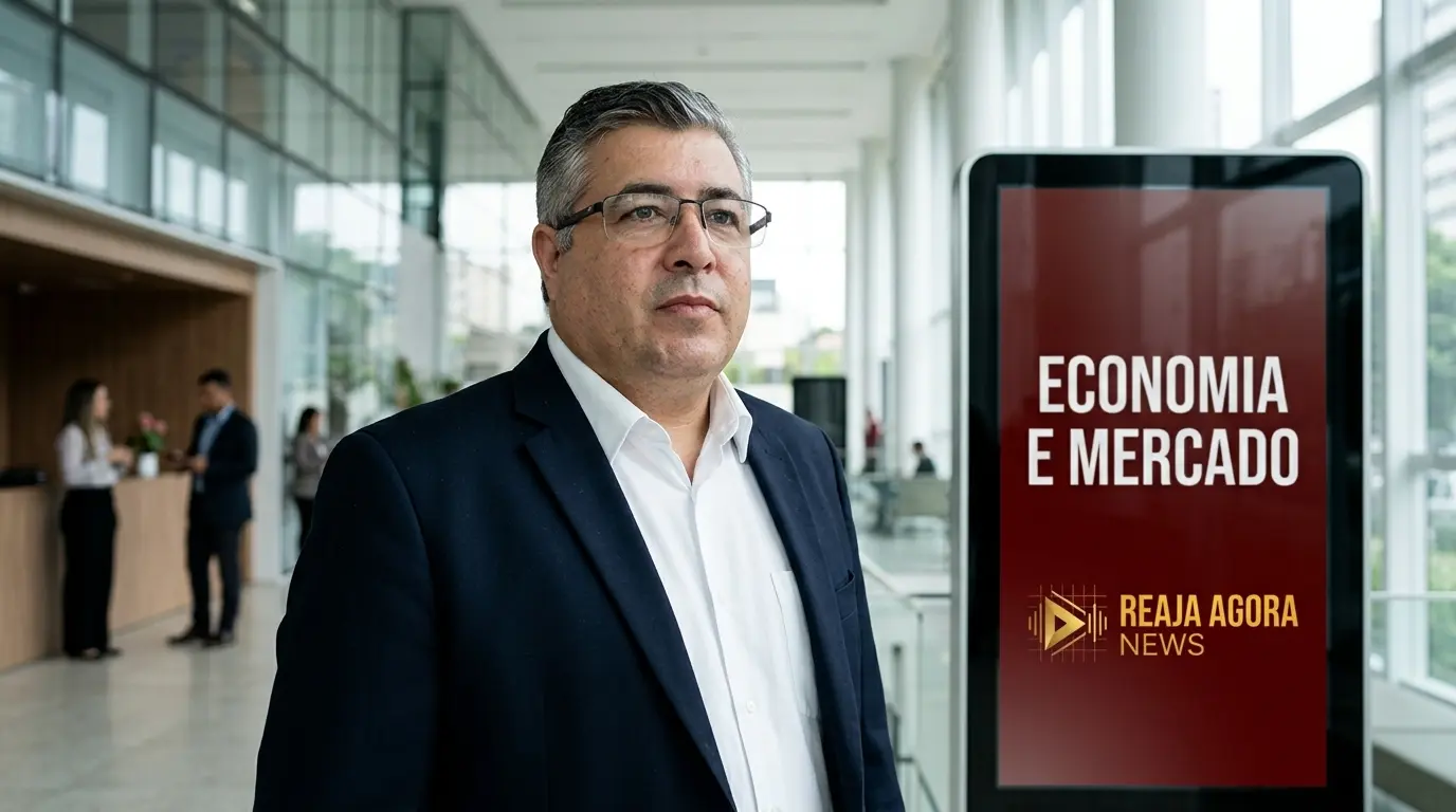 Gráfico mostrando a queda de 0,2% na produção industrial da Economia Brasileira