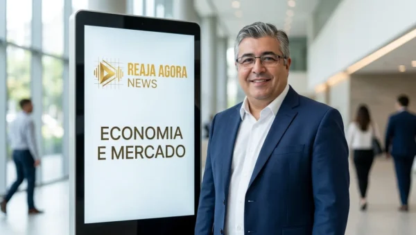 Gráfico mostrando a queda da confiança do consumidor na economia brasileira