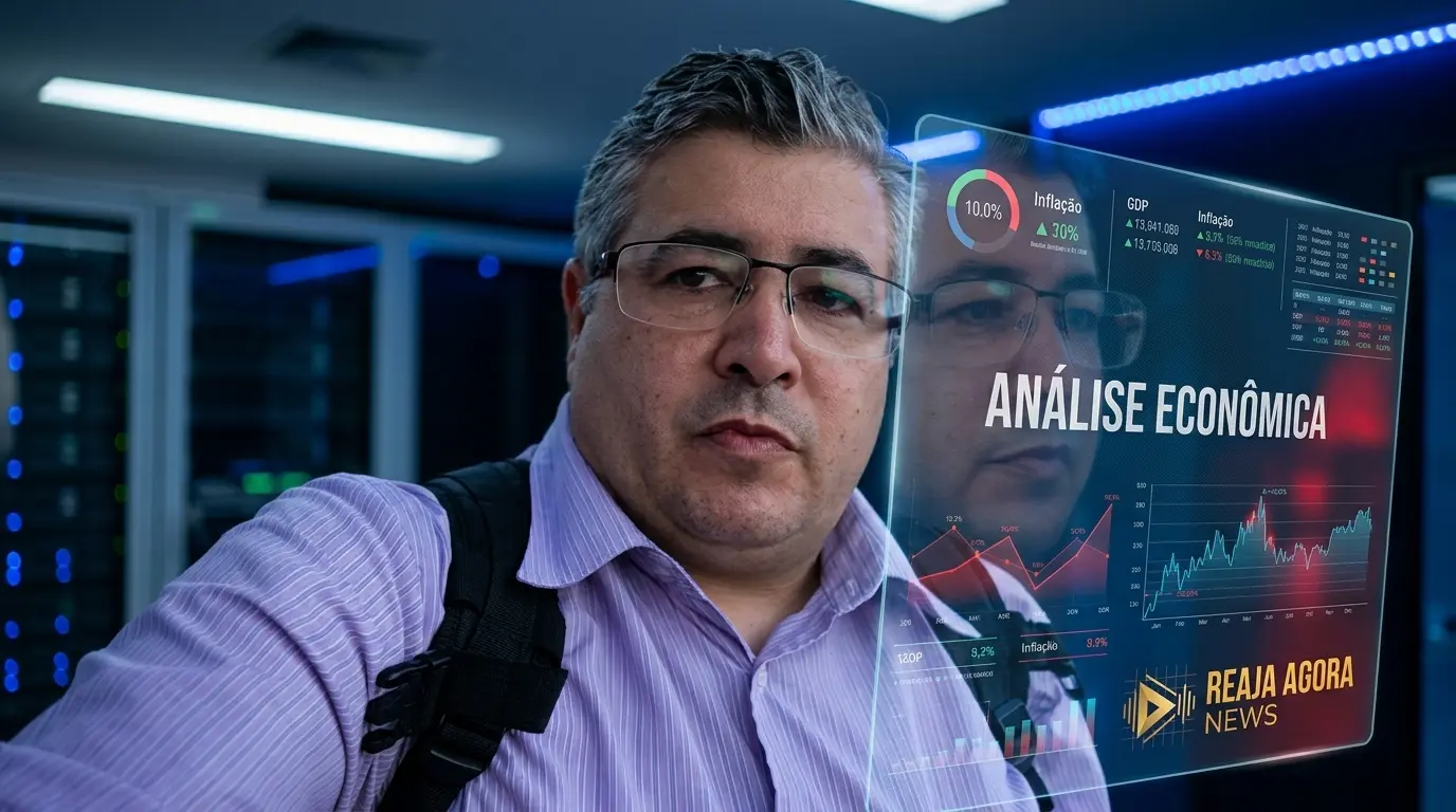 Representação visual dos indicadores econômicos que influenciam a economia brasileira