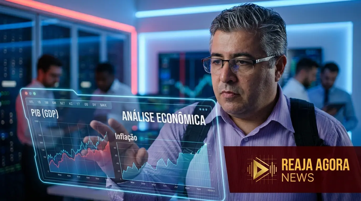 Gráfico dos indicadores econômicos do mercado financeiro em agosto de 2026