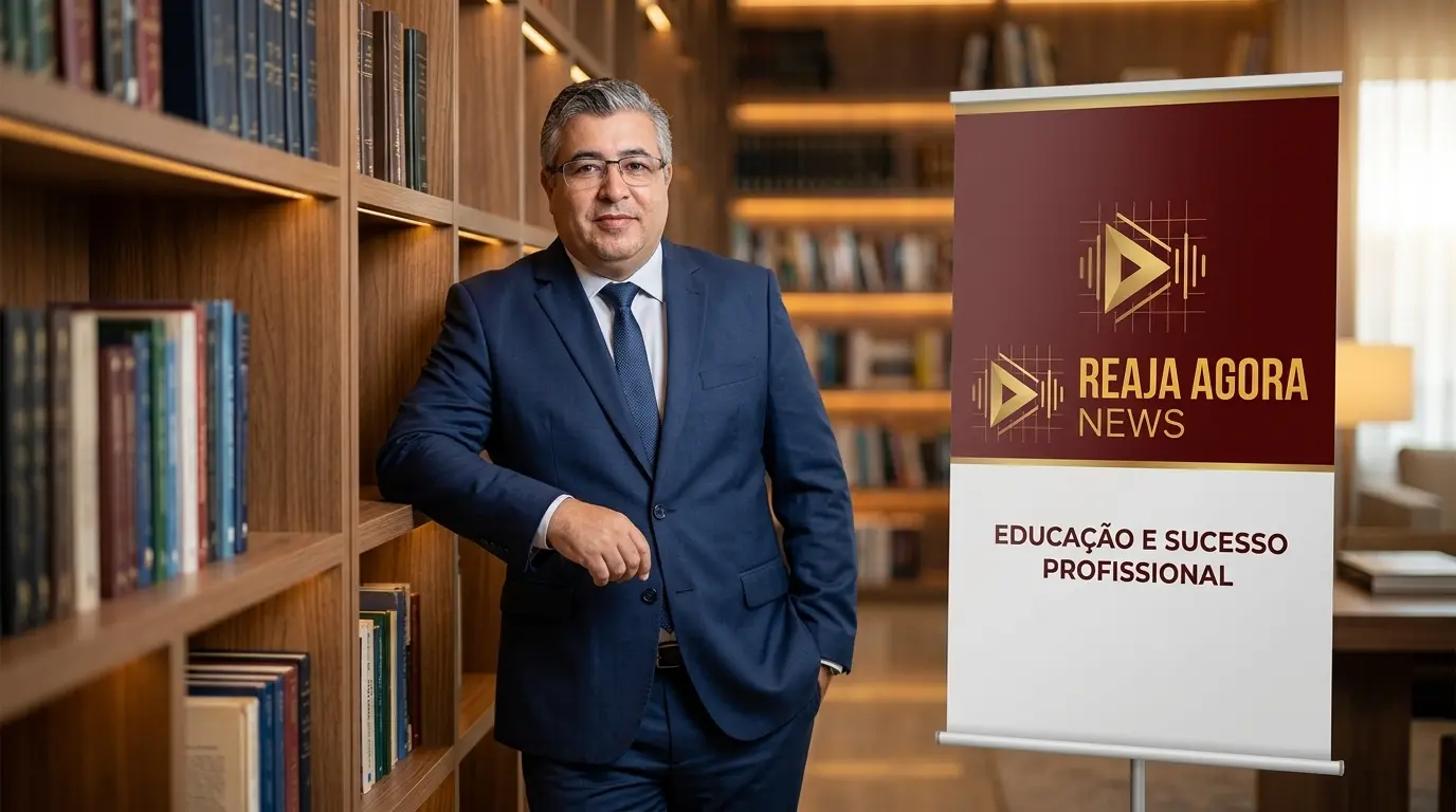 Profissionais discutindo oportunidades de desenvolvimento de carreira em Educação e Carreiras
