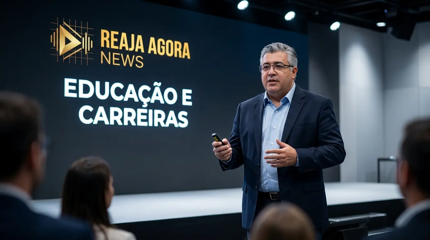 Profissionais discutindo oportunidades em Concursos Públicos e Desenvolvimento de Carreira na Bahia