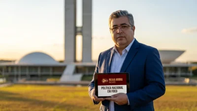 Reunião de líderes políticos discutindo a Política Nacional Brasileira sobre segurança pública