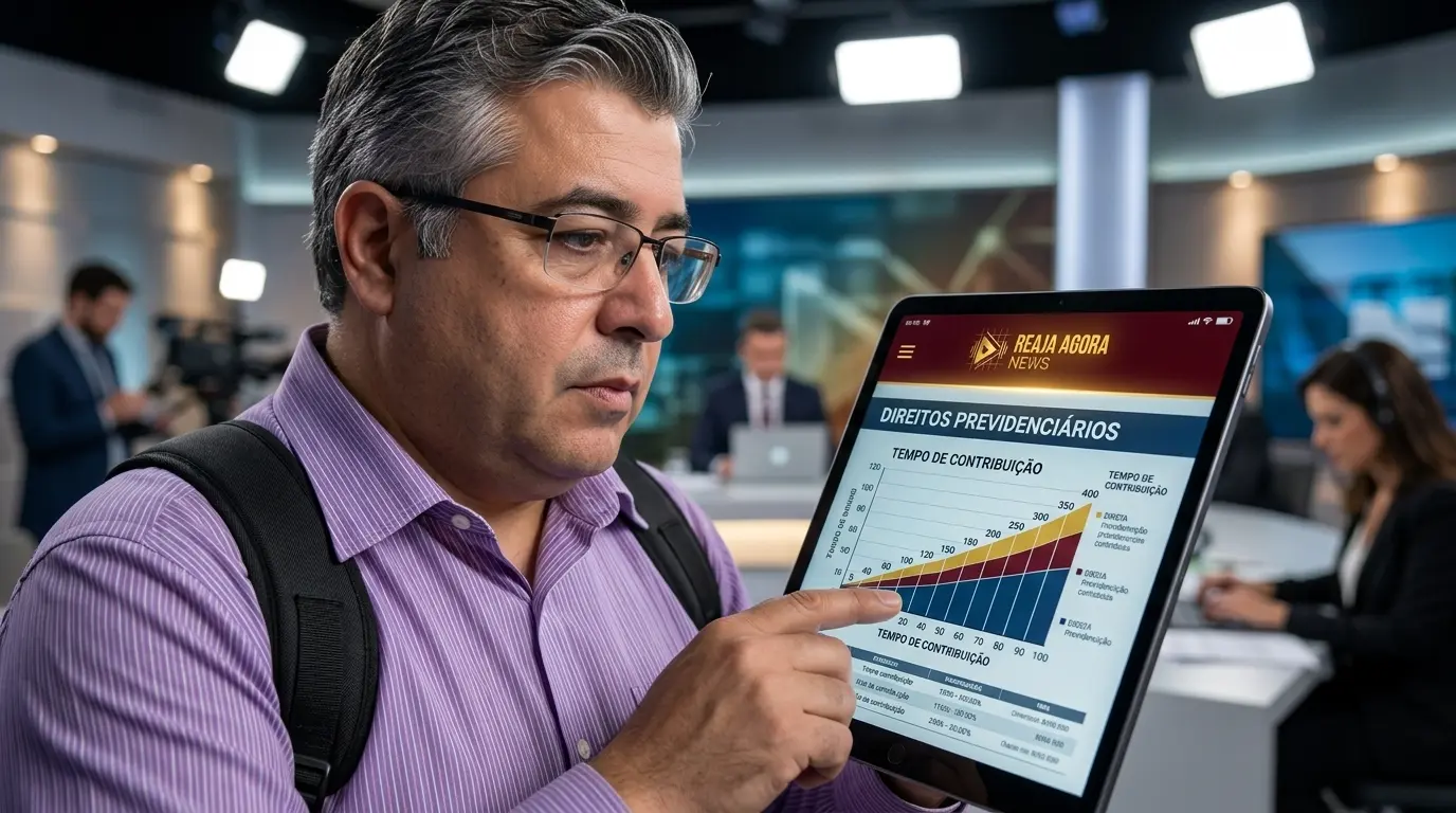 Gráfico ilustrando mudanças nas idades mínimas da Previdência Social