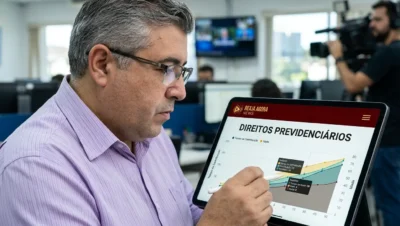 Barco do INSS navegando pela Amazônia, promovendo acesso à Previdência Social