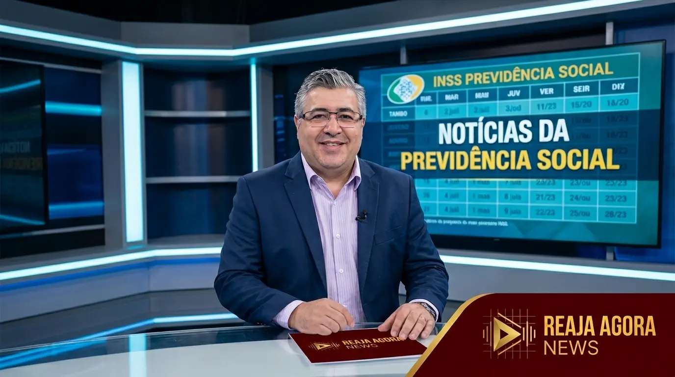 Mutirão do INSS realizando atendimentos sobre Previdência Social e regras de aposentadoria